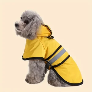 Adjustable Waterproof & Windproof Dog Raincoat!